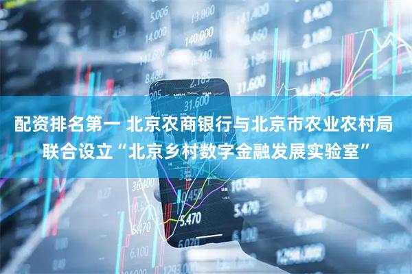 配资排名第一 北京农商银行与北京市农业农村局 联合设立“北京乡村数字金融发展实验室”